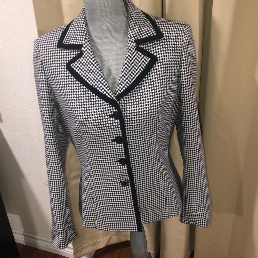 Black and White Blazer